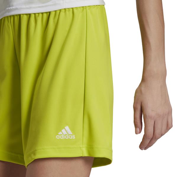adidas Entrada 22 Womens Semi Solar Yellow/White Football Short